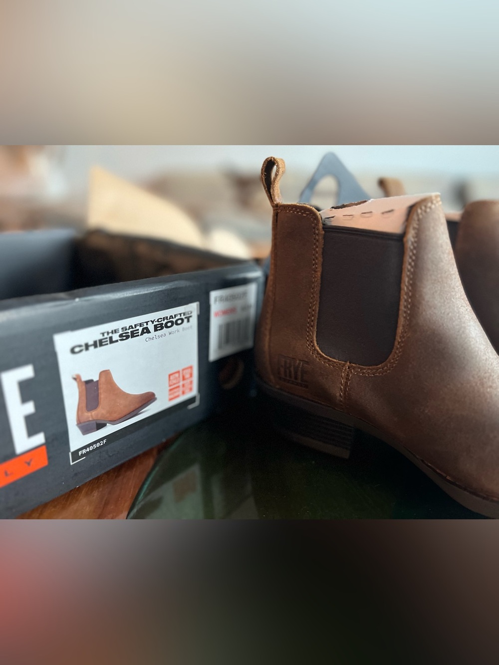 Frye Women's Tan Suede Chelsea Ankle Boot - Picture 5 of 9